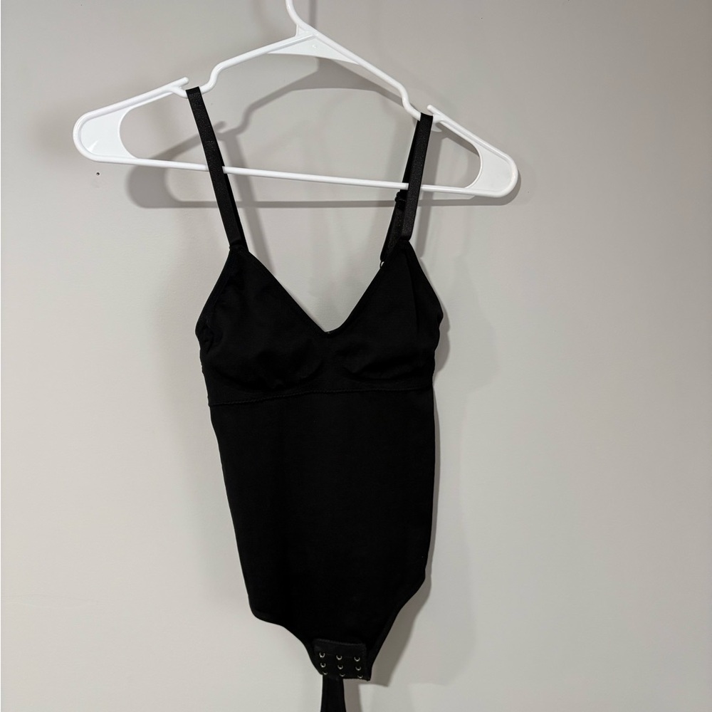 Black Bodysuit with Adjustable Straps